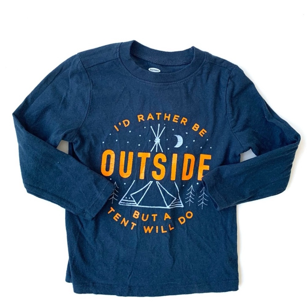 Old Navy Toddler Boy Camping Crewneck Tee